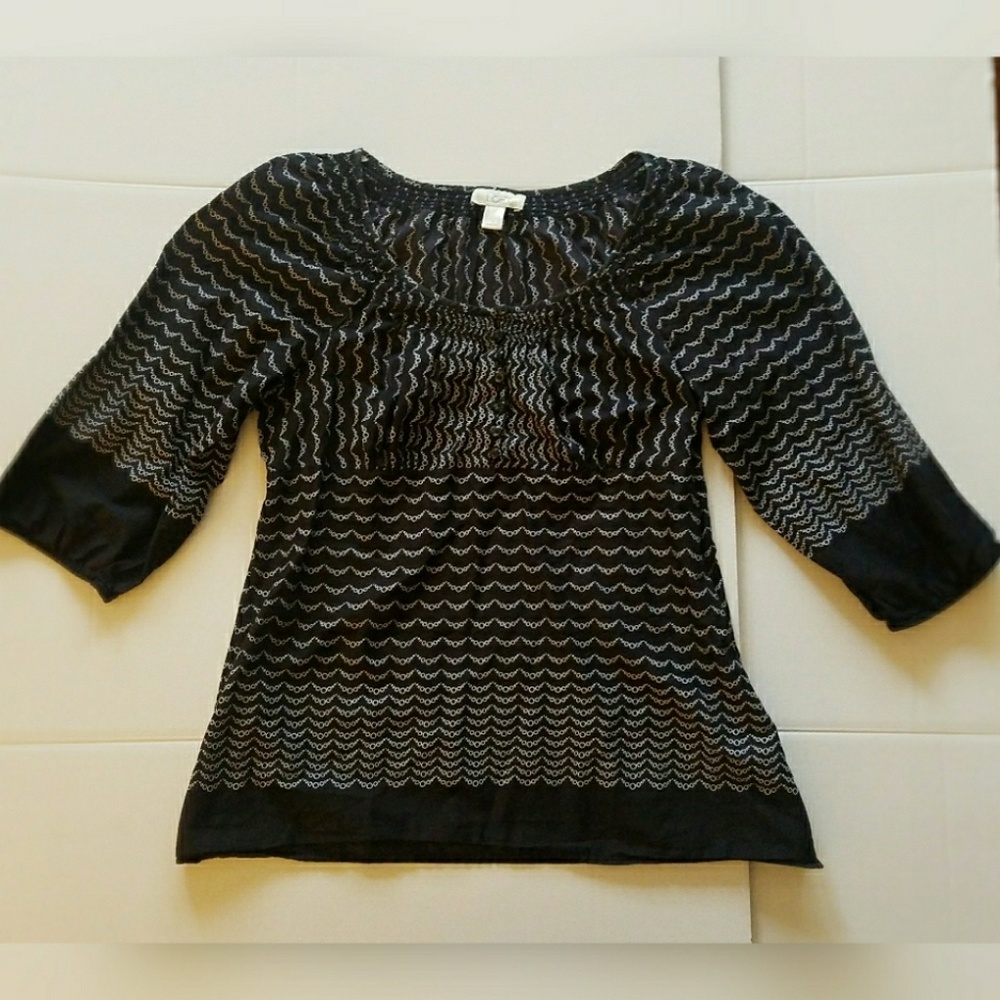 BOGO Anne Taylor Loft Boho Peasant Top